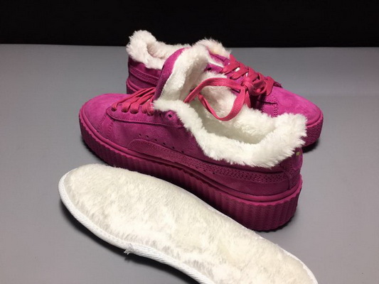 Puma x Rihanna Creepers Women Skate Sneaker Lined With Fur--039